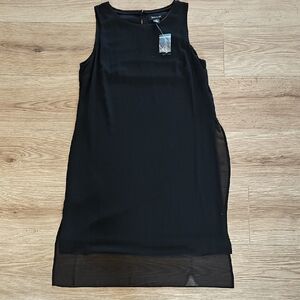 White House Black Market Black Sleeveless Midi Dress, *NWT* Size Medium